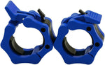 MJ Sports Premium Jaw collar set Blauw 50mm voor Olympische stangen (2 Stuks) - Haltersluitingen - Halterstangsluiters - Halterklemmen - Barbell Lock