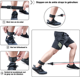 MJ Sports Premium Resistance Band Set - Fitness Elastiek - Weerstandsbanden - Strap Handles - Ankle Straps - Home Workout - Fitness - Set van 12 - Inclusief Draagtas & Handleiding