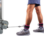 MJ Sports Premium Ankle Straps Inclusief 2 Karabijnhaken - Enkelband - Ankle Cuff Strap - Kabelmachine - Fitness - 2 Stuks - Roze