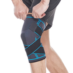 MJ Sports Premium Knee Sleeves Set 2 stuks Maat L - Verstelbare Kniebrace - Kniebandage - Sport - Compressie - Crossfit - Ondersteuning - Steunverband - Krachttraining - Meniscus - Kruisband
