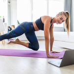 MJ Sports Premium TPE Fitness Yoga Mat Paars - Multifunctionele Pilates Mat - Anti Slip Sport Mat - Yogamat - 6mm Extra Dik - Oefeningen - Planken - Core - Stretchen - Sit-ups - Thuis Gym