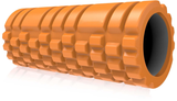 MJ Sports Premium Foam Roller - Foamroller - Massageroller - Yoga - Pilates - Triggerpoints - Fitness - 33 cm - Hard - Oranje