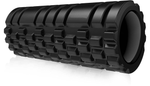 MJ Sports Premium Foam Roller - Foamroller - Massageroller - Yoga - Pilates - Triggerpoints - Fitness - 33 cm - Hard - Zwart