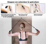 MJ Sports Premium Resistance Band Set - Fitness Elastiek - Weerstandsbanden - Strap Handles - Ankle Straps - Home Workout - Fitness - Set van 12 - Inclusief Draagtas & Handleiding