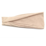 Premium hoofdband dames en heren Beige | Haarband | Zweetband hoofd | Sporthaarband | Hoofdband sport | Haarband dames | Haarband heren | Hoofdband winter dames/heren | Fleece hoofdband | Bandana hoofdband | Oorwarmers