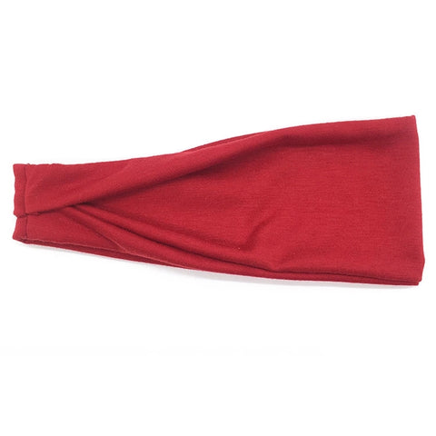 Premium hoofdband dames en heren Rood | Haarband | Zweetband hoofd | Sporthaarband | Hoofdband sport | Haarband dames | Haarband heren | Hoofdband winter dames/heren | Fleece hoofdband | Bandana hoofdband | Oorwarmers