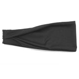MJ Sports Premium hoofdband dames en heren Zwart | Haarband | Zweetband hoofd | Sporthaarband | Hoofdband sport | Haarband dames | Haarband heren |