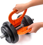 MJ Sports Premium Dumbbell to Kettlebell Grip - Dumbbell naar Kettlebell Verstelbaar - Draagbaar - Kettlebells - voor Dumbbells - Gewichten - Fitness - Buiten Sporten - Crossfit - Gewichtheffen - Bodybuilding - Krachttraining