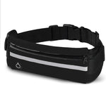 MJ Sports Heuptas - Waist Bag - Hardlopen - Hardloopriem - Telefoonhouder - Running Belt - Unisex - Zwart - One Size