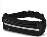 MJ Sports Heuptas - Waist Bag - Hardlopen - Hardloopriem - Telefoonhouder - Running Belt - Unisex - Zwart - One Size