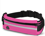 MJ Sports Heuptas - Waist Bag - Hardlopen - Hardloopriem - Telefoonhouder - Running Belt - Unisex - Roze - One Size