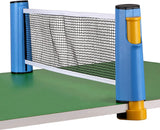 MJ Sports Uitschuifbaar Tafeltennisnet 180CM - Pingpong Net Blauw/Geel - Reisset - Draagbaar - klemopening - Sport