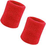 MJ Sports Premium Zweetbandjes - Zweetbanden - Polsbanden - Polsbandjes - Fitness - Set van 2 - 11 cm - Unisex