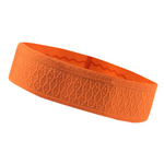 MJ Sports Premium Zweet Absorberende Haarband Dames en Heren Oranje - Hoofdband - Sporthaarband - Fitness - Hardlopen - Wandelen - Antislip - Dun