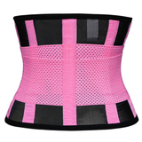 MJ Sports Premium Waist Belt  - Waist Trainer Lichtroze - Sauna band - Zandloper Curve - Body Shaper - Afslankband - Sweat Belt - Buikband - Taille - Afvallen - Fitness