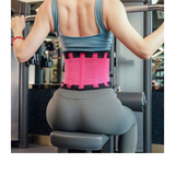 MJ Sports Premium Waist Belt - Waist Trainer Lichtroze - Sauna band - Zandloper Curve - Body Shaper - Afslankband - Sweat Belt - Buikband - Taille - Afvallen - Fitness