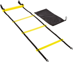 MJ Sports Premium Agility Speed Ladder 6 Meter - Trainingsladder - Loopladder - Behendigheidsladder - Springen - Rennen - Snelheid - Coördinatie - Balans - Evenwicht - Oefeningen - Atletiek - Voetbal - Voetbaltraining