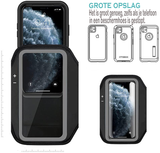 MJ Sports Premium Waterdichte Neopreen Armband Hardloop Telefoonhouder - Geschikt voor Apple Iphone, Samsung, Xiaomi, Huawei etc - Sportarmband - Mobiele Sportband - Verstelbaar - Outdoor Running - voor elk Model Passend