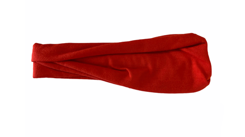 Premium hoofdband dames en heren Fel Rood | Haarband | Zweetband hoofd | Sporthaarband | Hoofdband sport | Haarband dames | Haarband heren | Hoofdband winter dames/heren | Fleece hoofdband | Bandana hoofdband | Oorwarmers