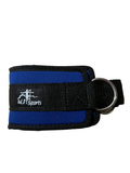 MJ Sports Premium Ankle Straps Inclusief 2 Karabijnhaken - Enkelband - Ankle Cuff Strap - Kabelmachine - Fitness - 2 Stuks - Blauw